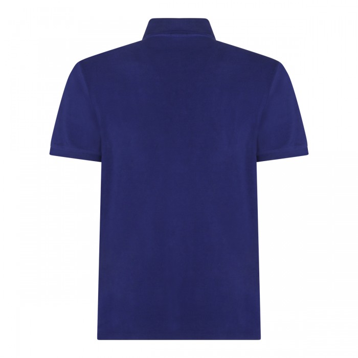 BLUE COTTON POLO SHIRT 2