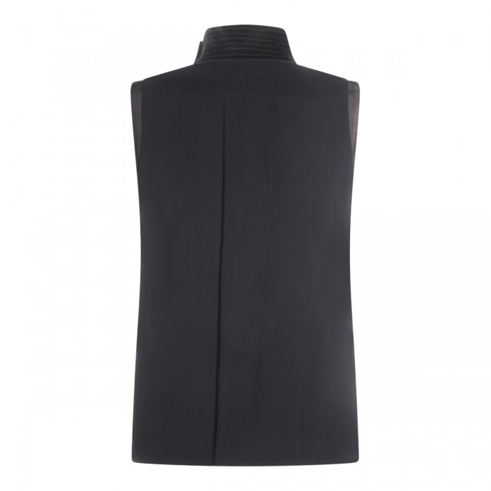 BLACK VISCOSE SHIRT 2