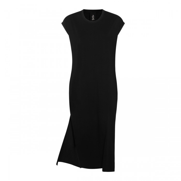 BLACK STRETCH ASYMMETRICAL...