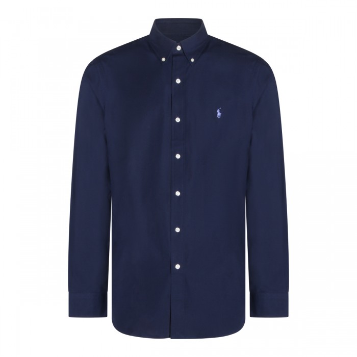NEWPORT NAVY COTTON SHIRT
