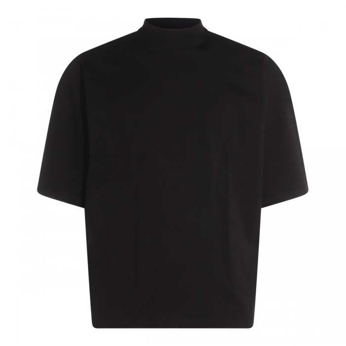 BLACK COTTON T-SHIRT