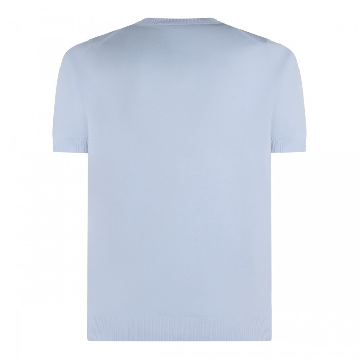 LIGHT BLUE COTTON T-SHIRT 2