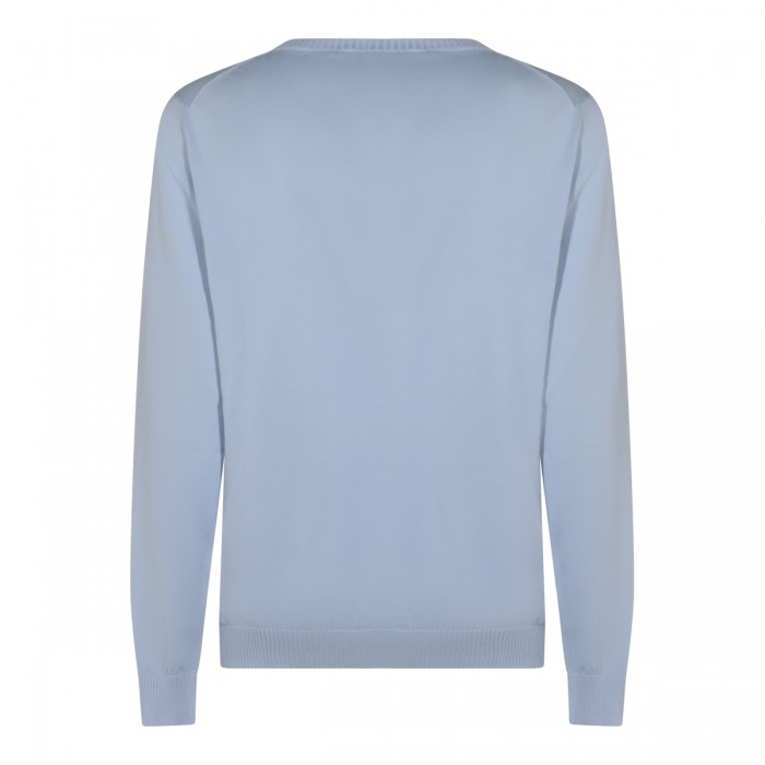 LIGHT BLUE COTTON KNITWEAR 2