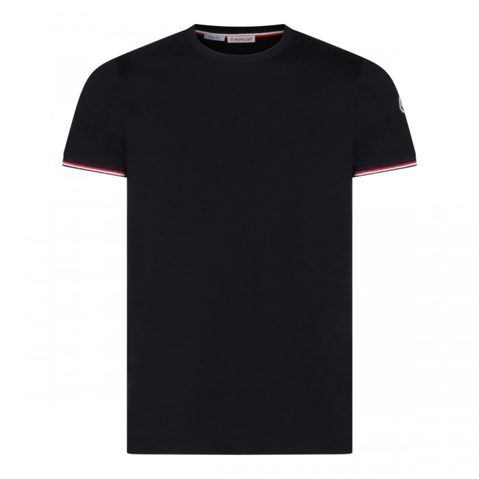 DARK BLUE COTTON T-SHIRT