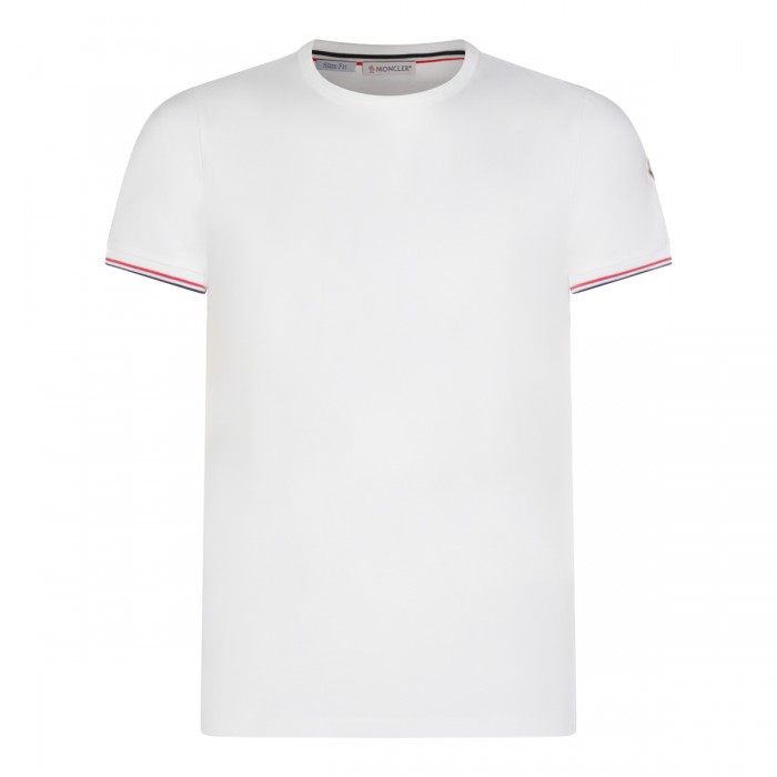 WHITE COTTON T-SHIRT