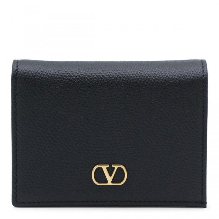 BLACK LEATHER WALLET