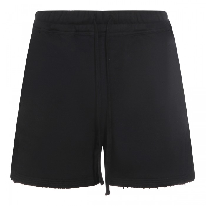 BLACK COTTON SHORTS