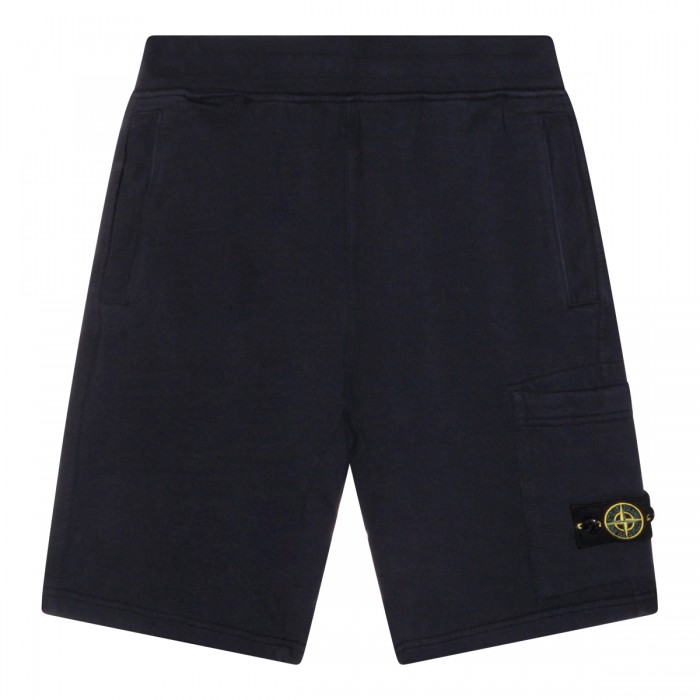 DARK BLUE COTTON SHORTS