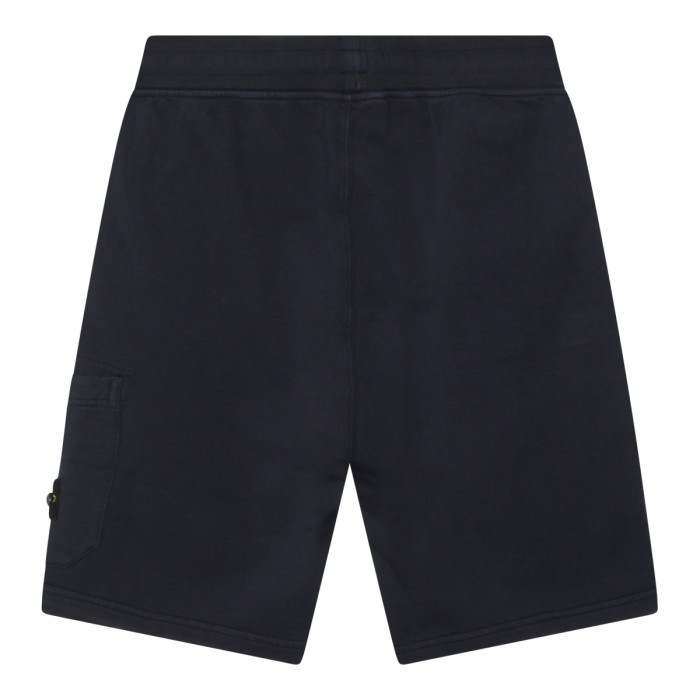 DARK BLUE COTTON SHORTS 2
