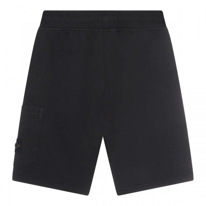 BLACK COTTON SHORTS 2