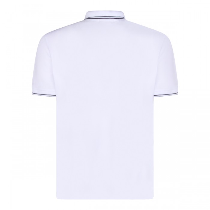 WHITE COTTON POLO SHIRT 2