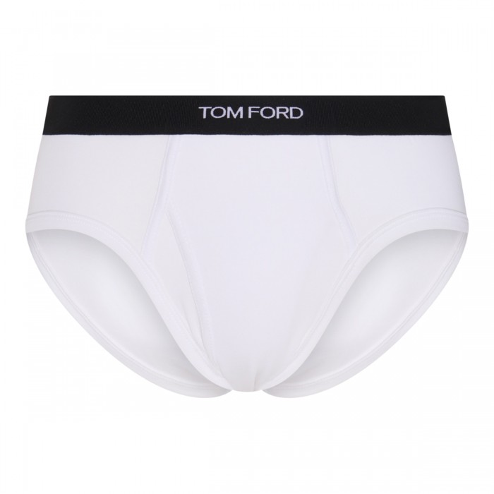 WHITE COTTON TWO-PACK BRIEFS 2