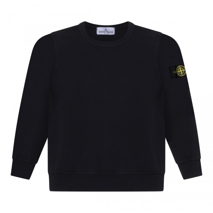 BLUE COTTON SWEATSHIRT