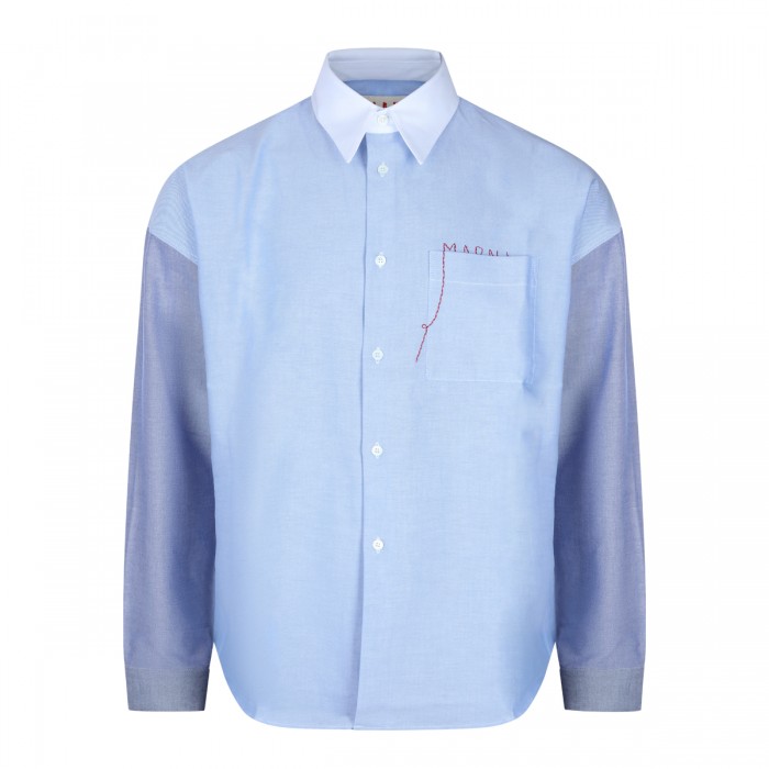 LIGHT BLUE COTTON SHIRT
