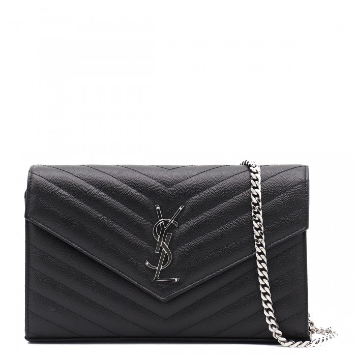 BLACK LEATHER MINI BAG 