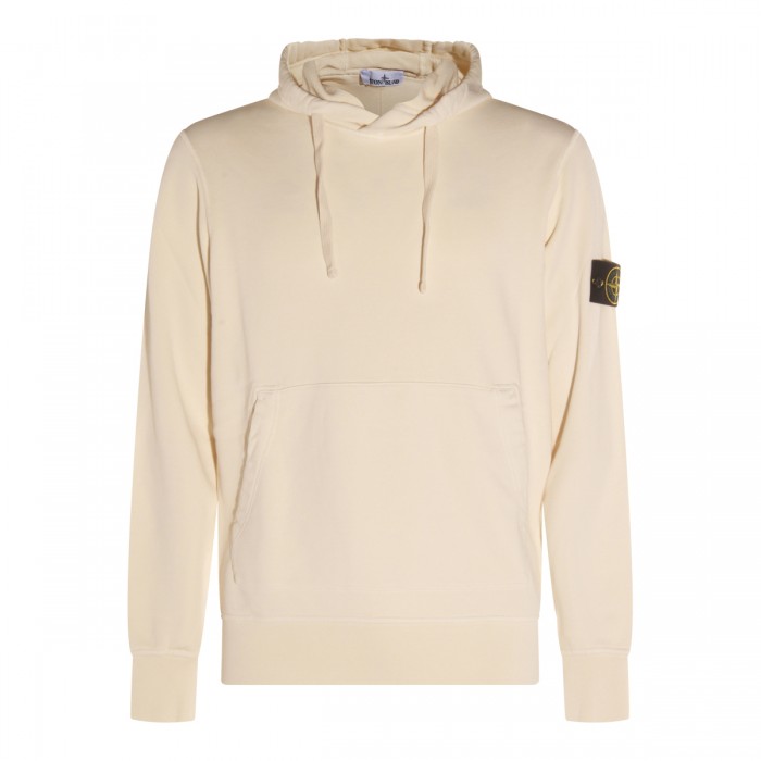 IVORY COTTON SWEATSHIRT