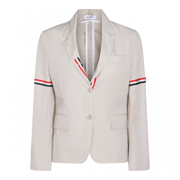 BEIGE COTTON BLAZER