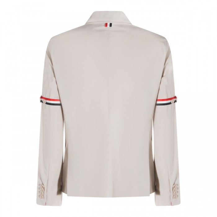 BEIGE COTTON BLAZER 2