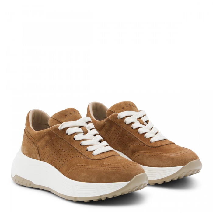 BROWN LEATHER SNEAKERS 2