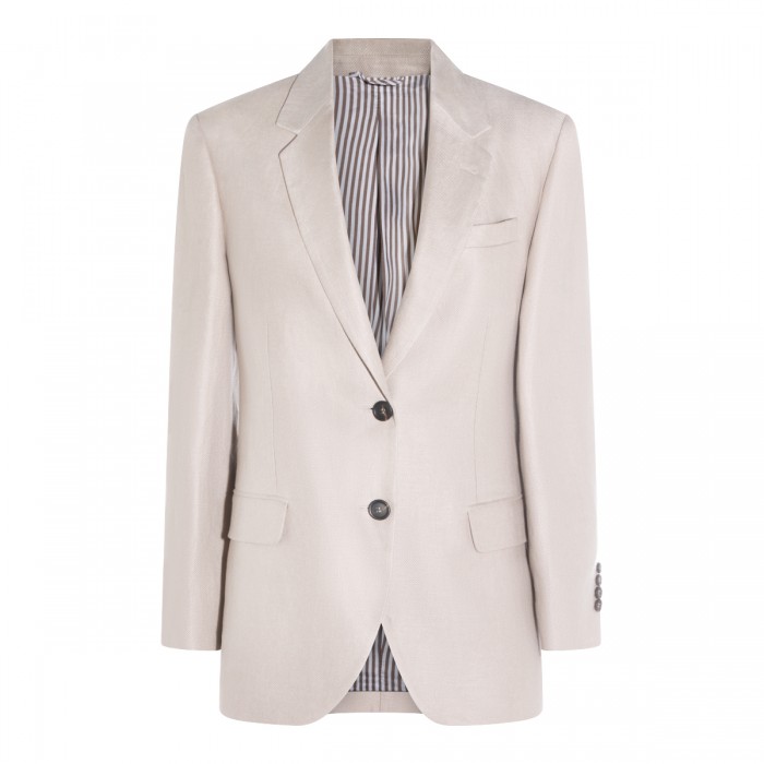 PALE OAK LINEN BLAZER