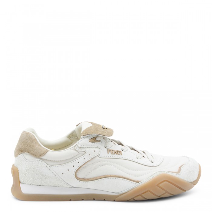 WHITE LEATHER SNEAKERS