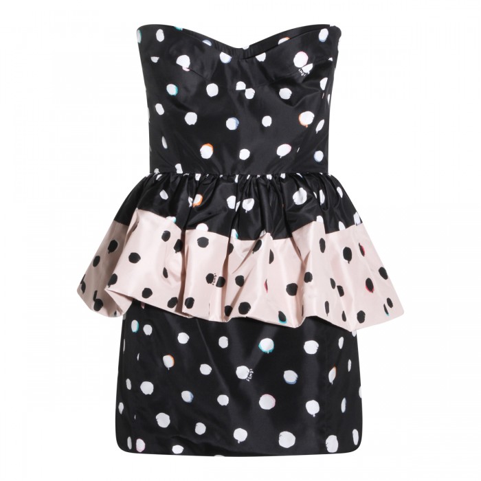 BLACK AND PINK POLKA DOTS...