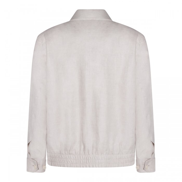 SAND LINEN CASUAL JACKET 2