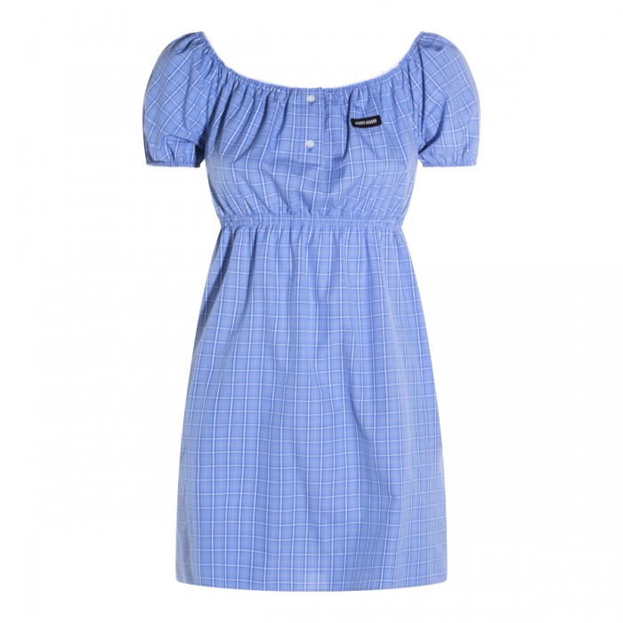 LIGHT BLUE COTTON DRESS