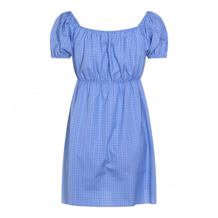 LIGHT BLUE COTTON DRESS 2