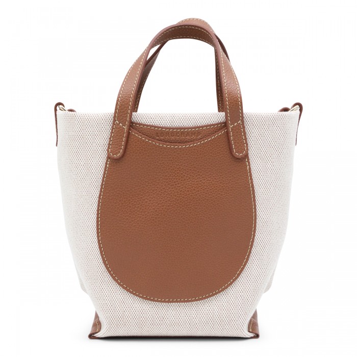 CARAMEL CANVAS AND LEATHER...