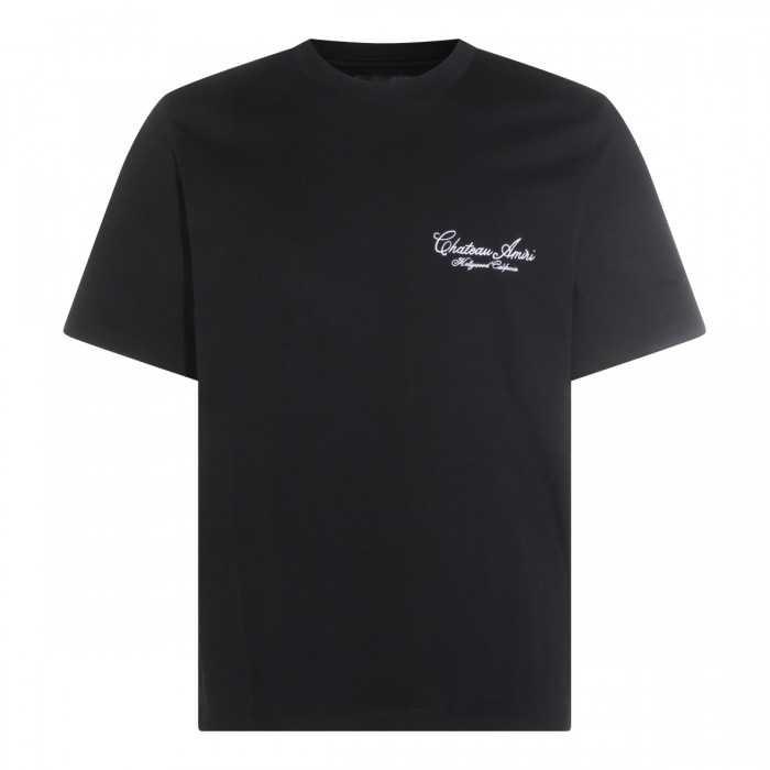 BLACK COTTON T-SHIRT