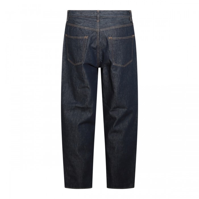 DARK BLUE COTTON JEANS 2