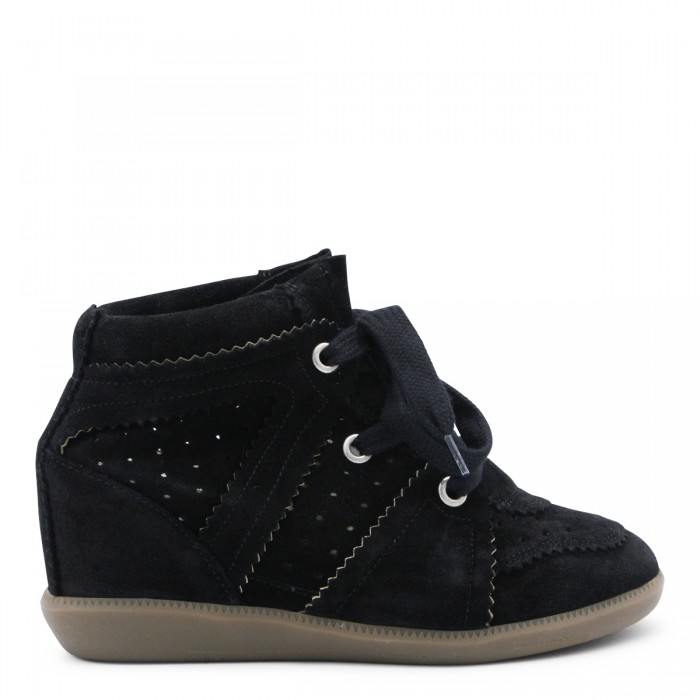 BLACK SUEDE BOBBY SNEAKERS