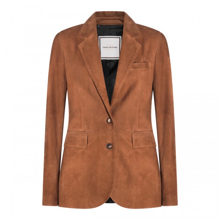 COGNAC LEATHER JACKET