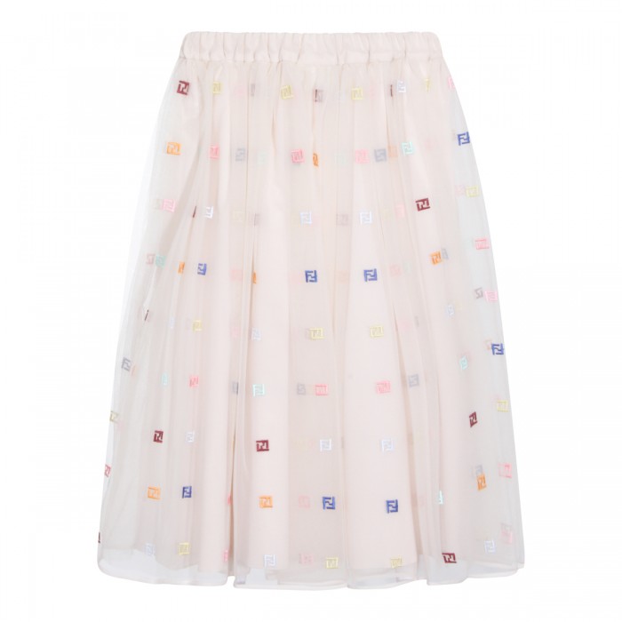 LINEN TULLE MIDI SKIRT 2