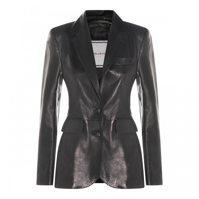 BLACK LEATHER JACKET 