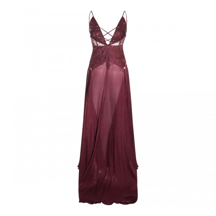 DARK PURPLE MAXI DRESS 2