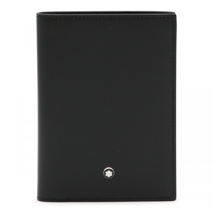 BLACK LEATHER WALLET