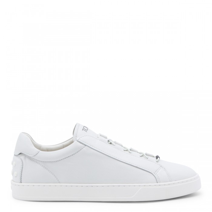WHITE LEATHER SNEAKERS