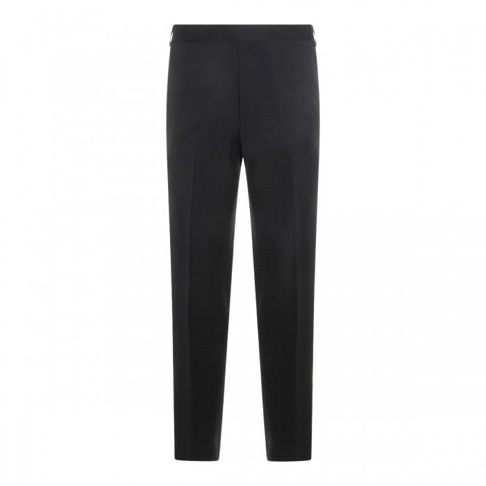BLACK WOOL PANTS