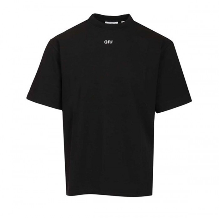 BLACK COTTON T-SHIRT