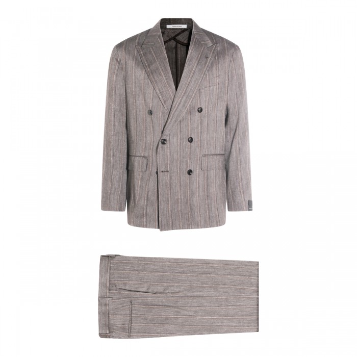 TOBACCO LINEN SUIT