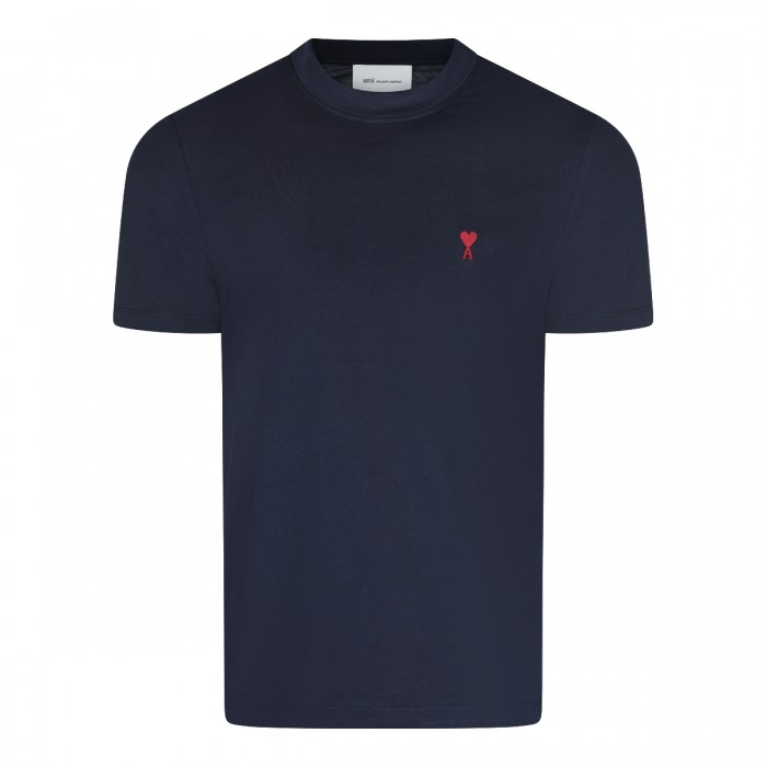 BLUE NAVY COTTON T-SHIRT
