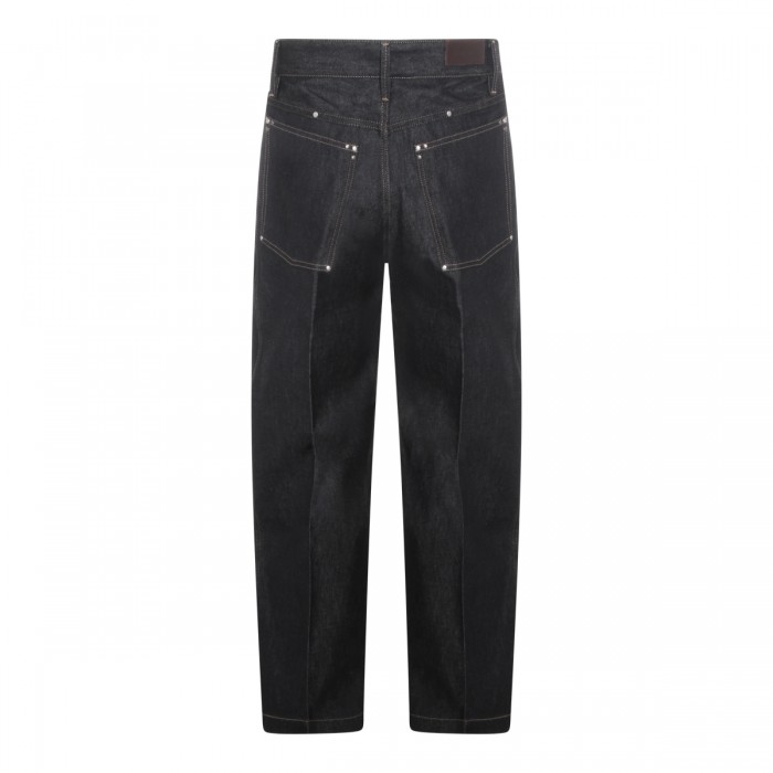 DARK BLUE DENIM JEANS 2