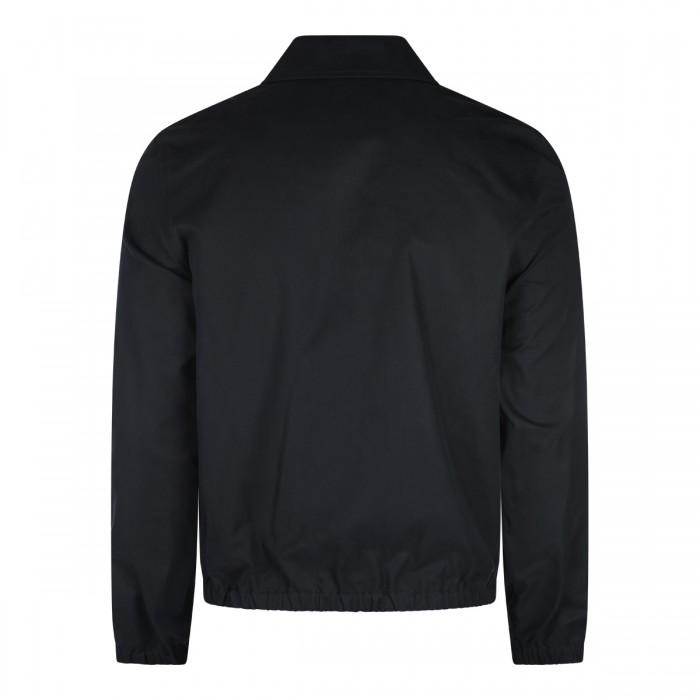 BLACK COTTON CASUAL JACKET 2