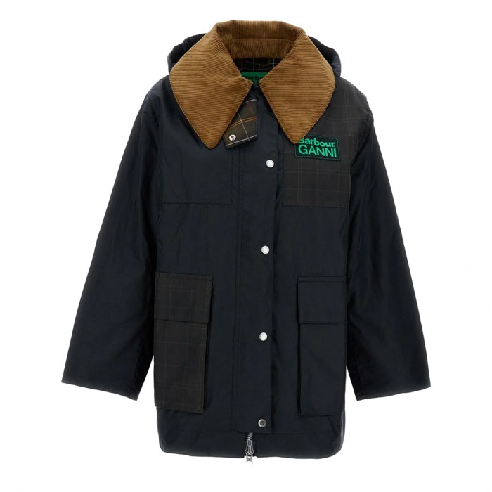 NAVY BLUE COTTON CASUAL JACKET