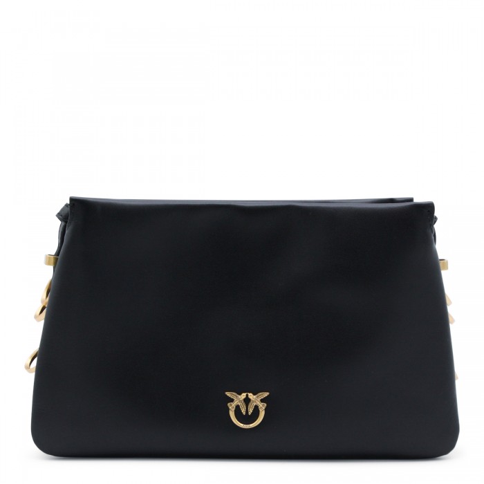 BLACK LEATHER TRIPLET MINI...