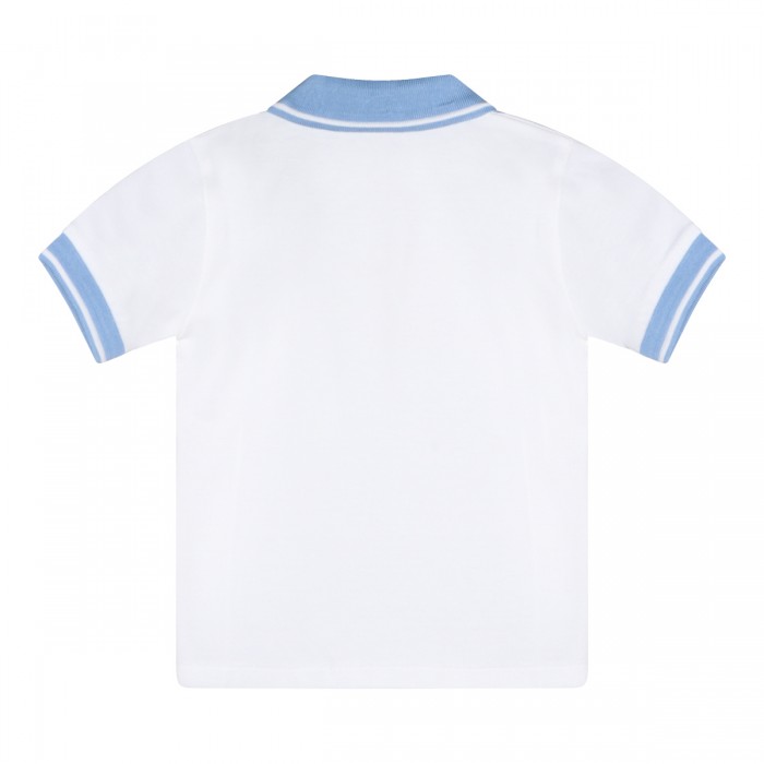 WHITE COTTON POLO SHIRT 2