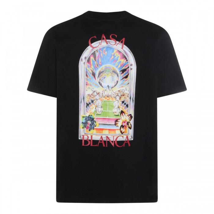 BLACK COTTON T-SHIRT 2