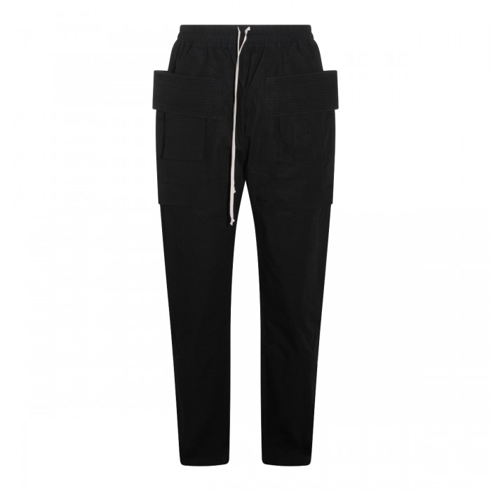 BLACK COTTON PANTS